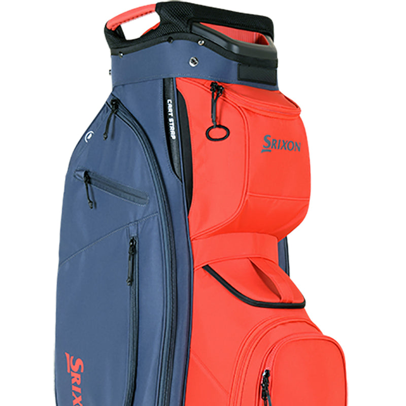 Srixon Premium Cart Bag - Slate/Red