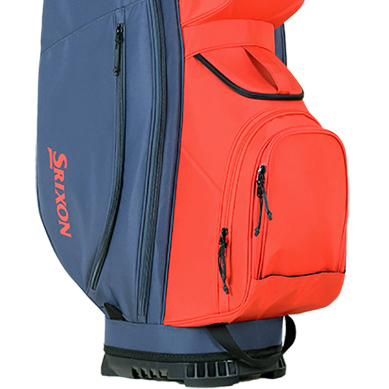 Srixon Premium Cart Bag - Slate/Red