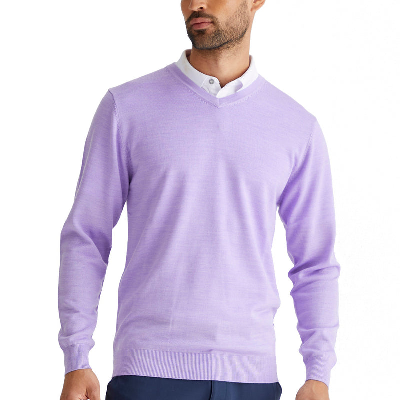 Ping Sullivan Sweater - Purple Ash Marl