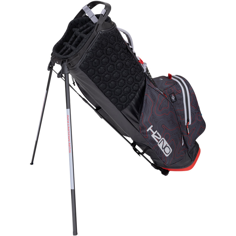 Sun Mountain H2NO Adventure Waterproof Stand Bag - Black/Red