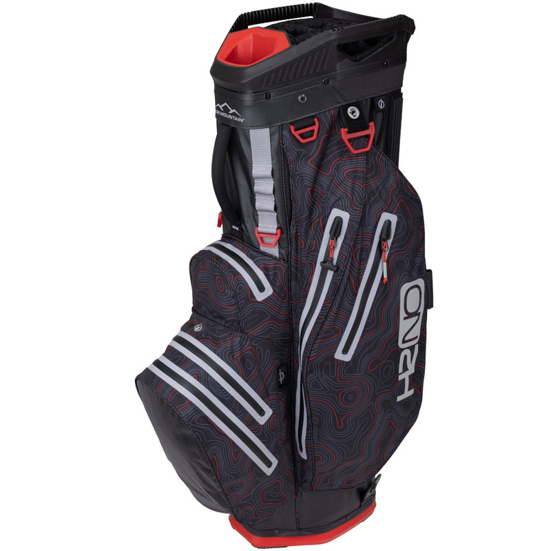 Sun Mountain H2NO Adventure Waterproof Cart Bag - Black/Red