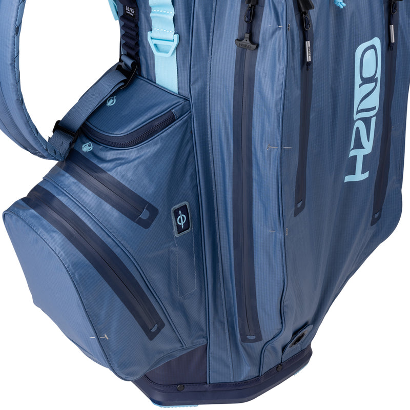 Sun Mountain H2NO Elite Waterproof Cart Bag - Dusk/Navy/Breeze