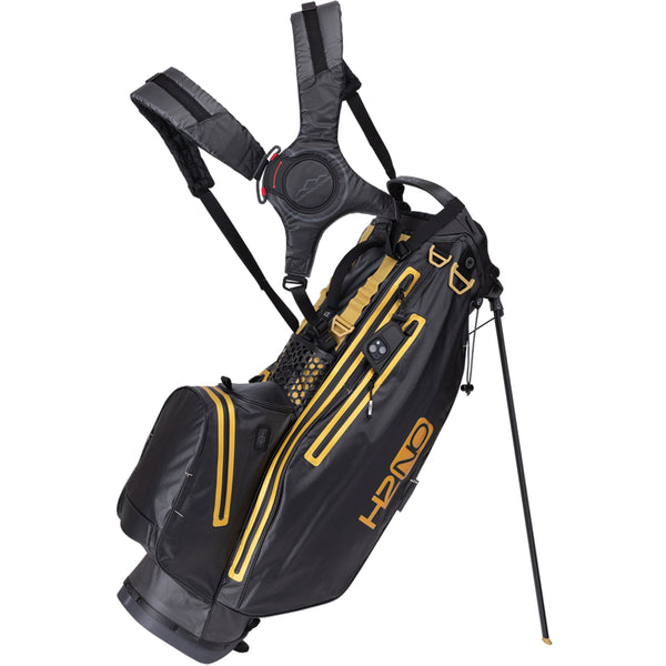 Sun Mountain H2NO Lite 4-Way Waterproof Stand Bag - Steel/Black/Gold