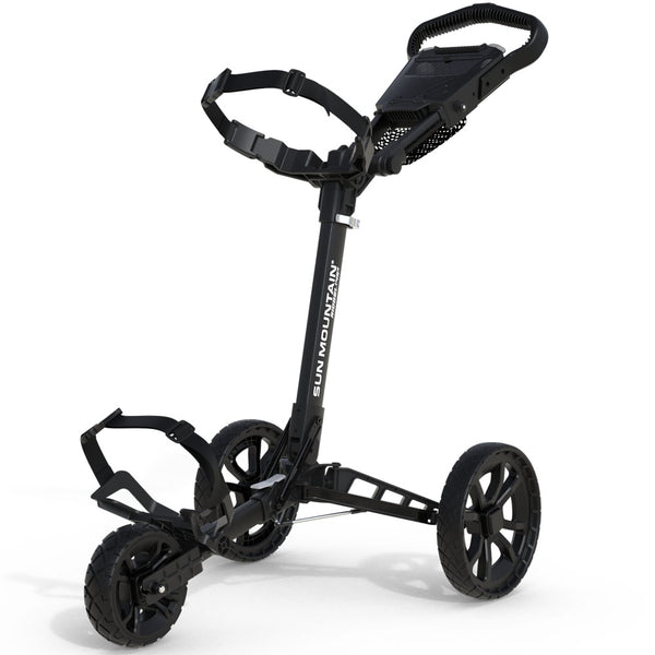 Sun Mountain Ridgeline 3-Wheel Push Trolley - Black