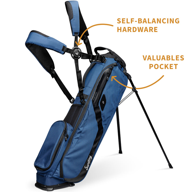 Sunday Golf El Camino Stand Bag - Cobalt Blue