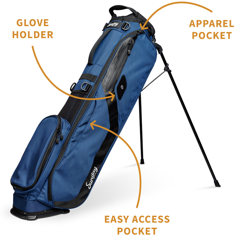 Sunday Golf El Camino Stand Bag - Cobalt Blue