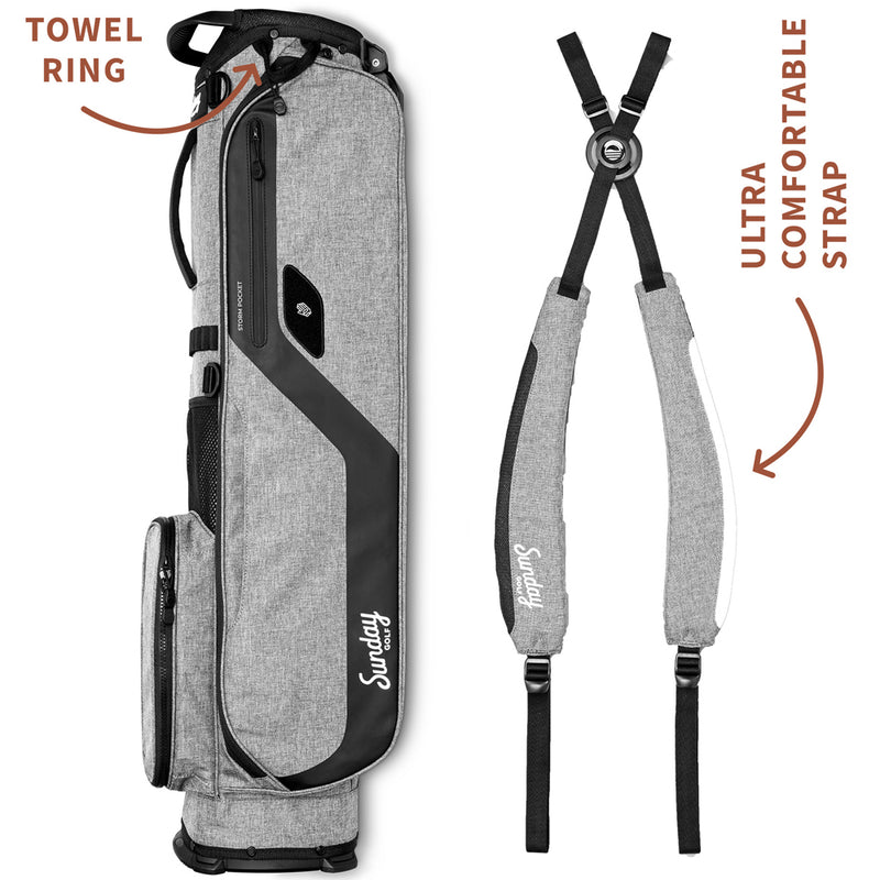 Sunday Golf El Camino Stand Bag - Heather Gray