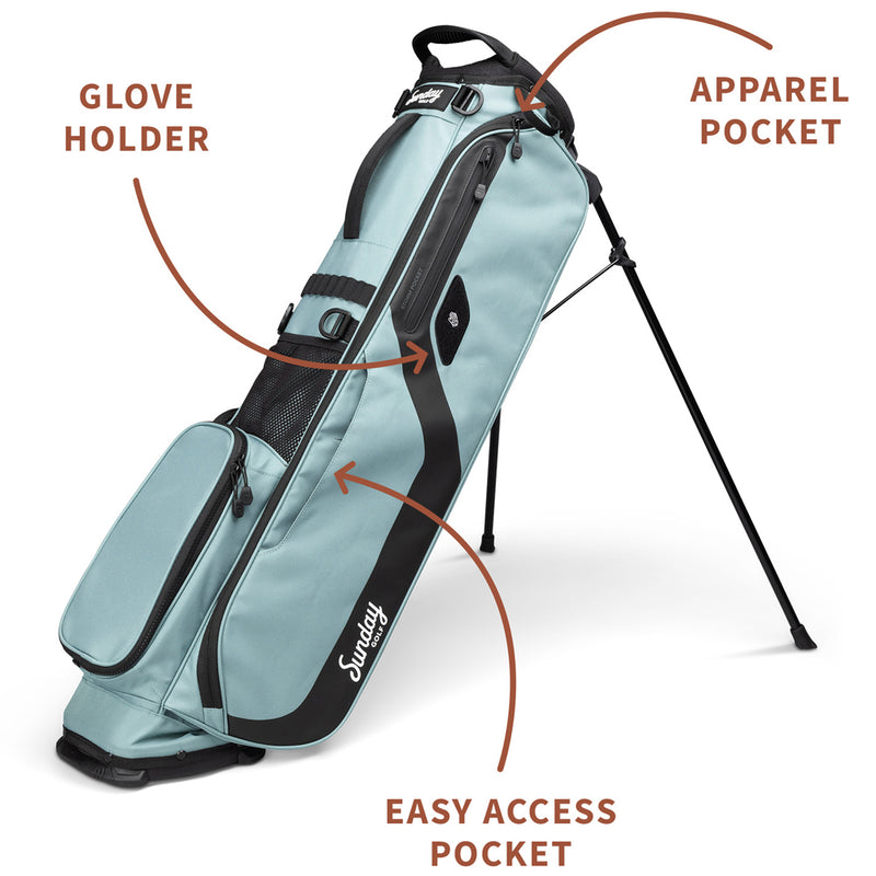 Sunday Golf El Camino Stand Bag - Seafoam