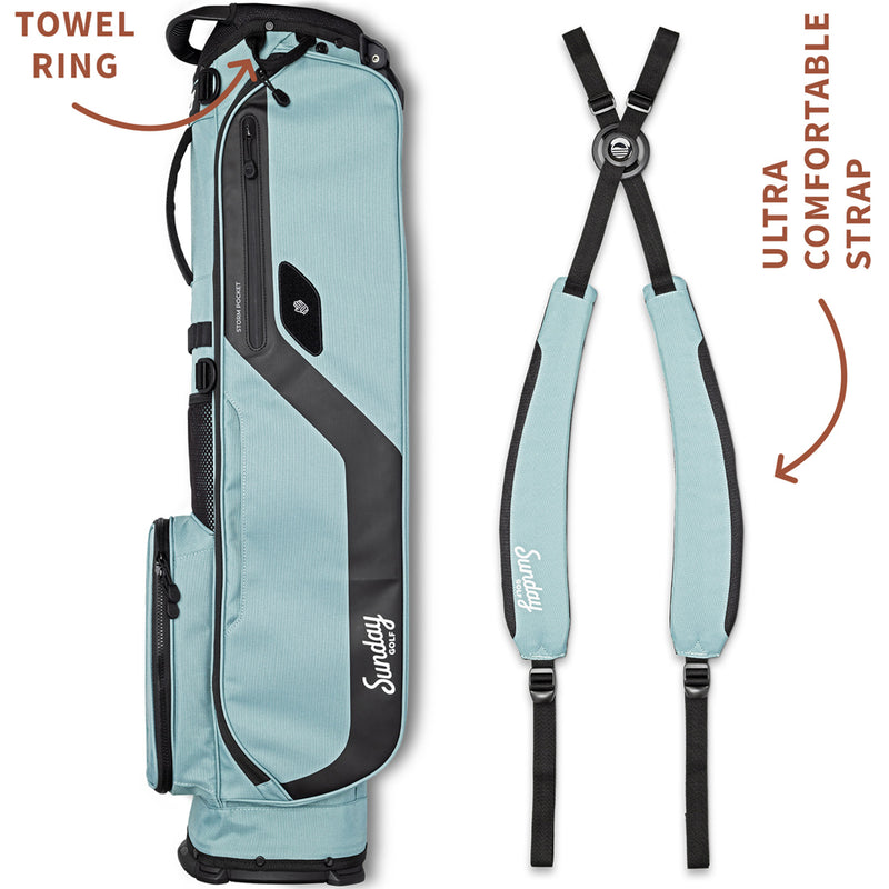 Sunday Golf El Camino Stand Bag - Seafoam