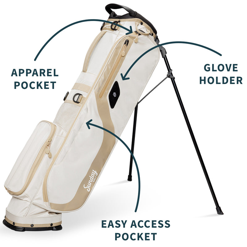 Sunday Golf El Camino Stand Bag - Toasted Almond