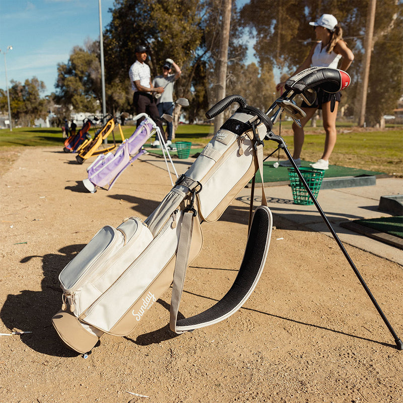 Sunday Golf Loma Pencil Stand Bag - Toasted Almond