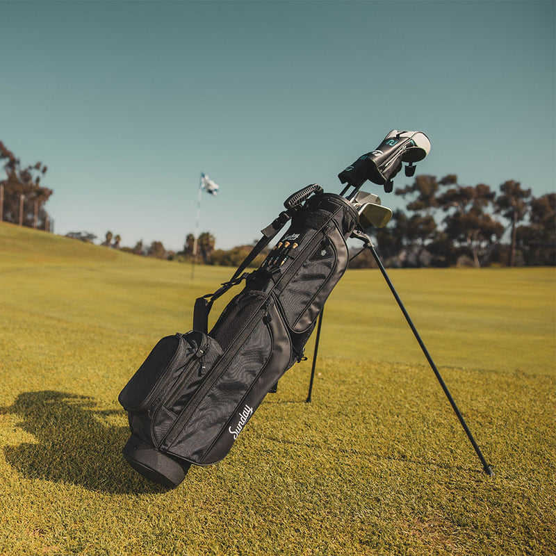 Sunday Golf Loma XL Pencil Stand Bag - Matte Black