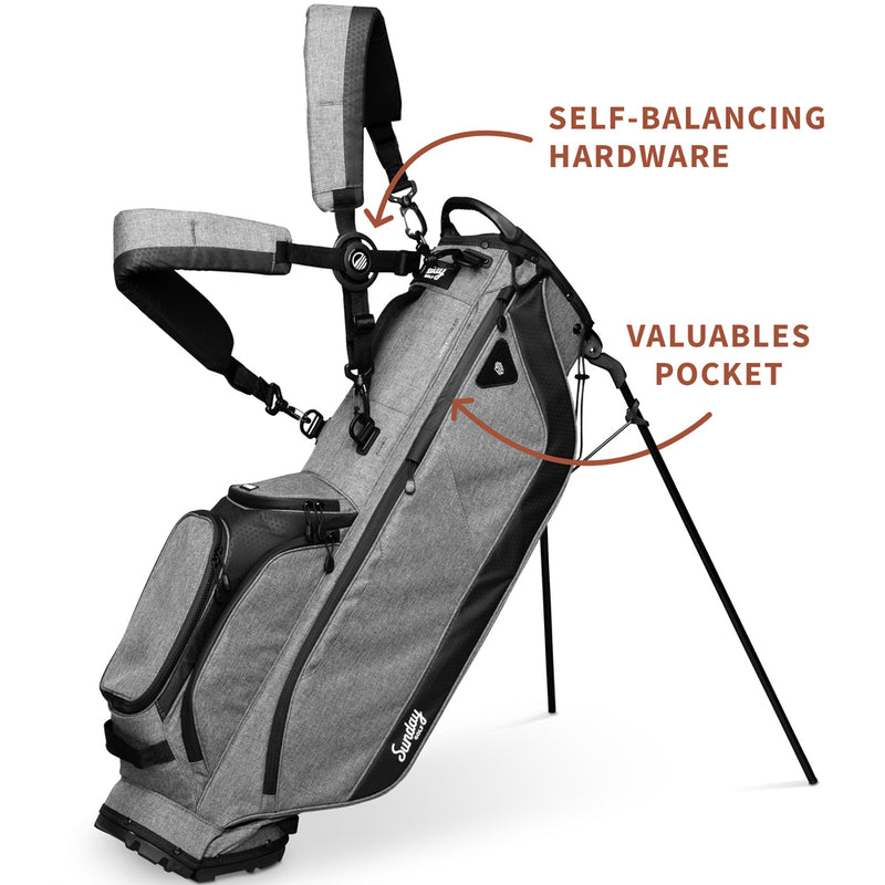 Sunday Golf Ryder '23 Stand Bag  - Heather Gray