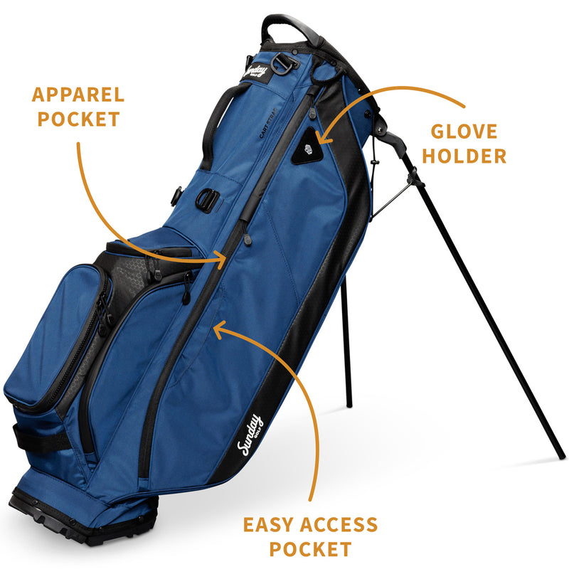 Sunday Golf Ryder '23 Stand Bag  - Navy Blue