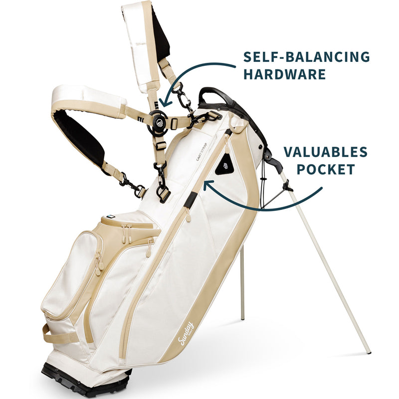 Sunday Golf Ryder '23 Stand Bag  - Toasted Almond