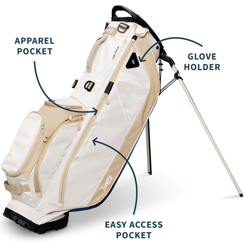 Sunday Golf Ryder '23 Stand Bag  - Toasted Almond