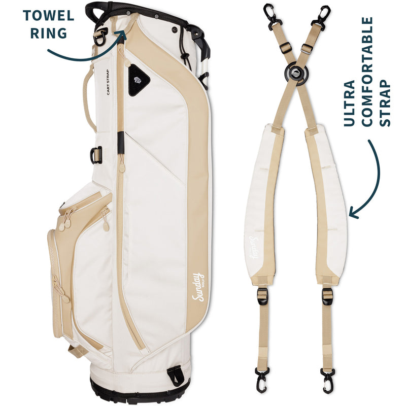 Sunday Golf Ryder '23 Stand Bag  - Toasted Almond