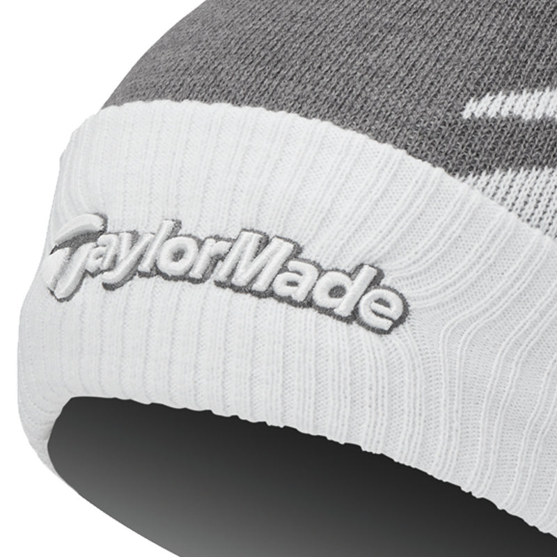 TaylorMade Bobble Beanie - Charcoal/Heather