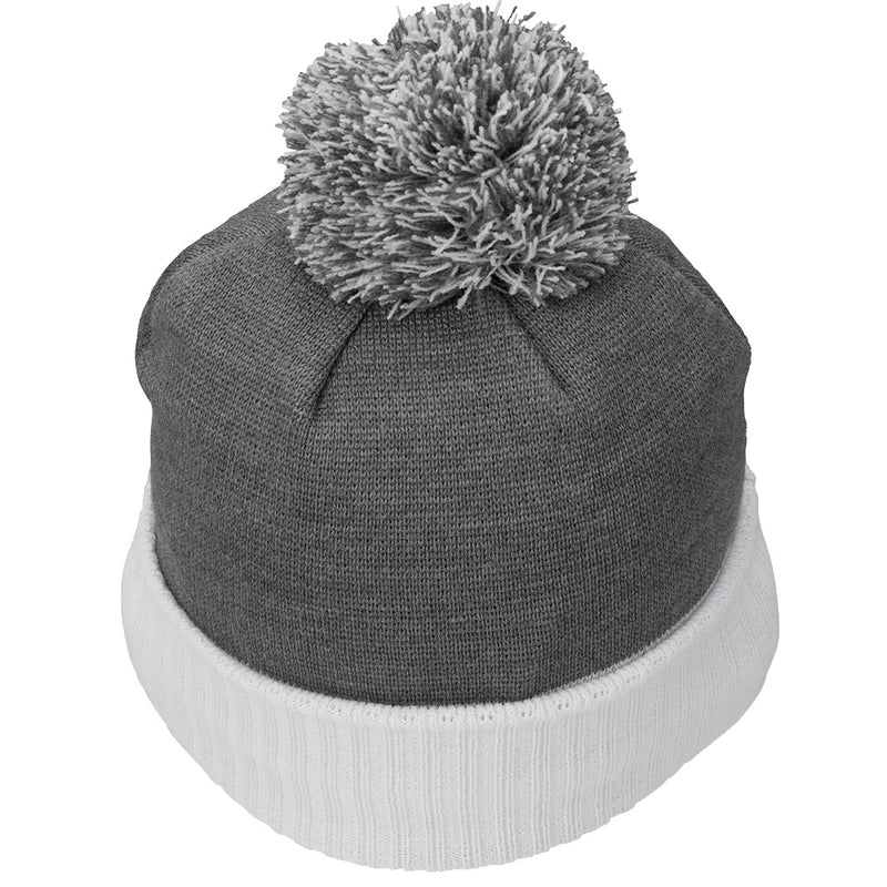 TaylorMade Bobble Beanie - Charcoal/Heather