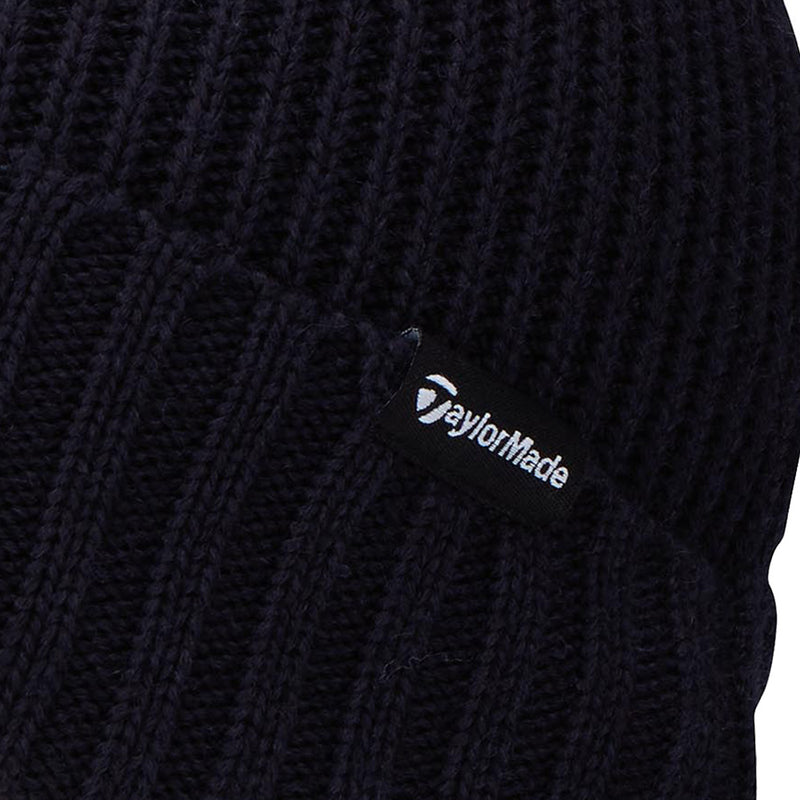 TaylorMade Ribbed Knit Beanie - Navy