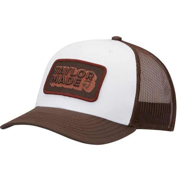 TaylorMade Retro Trucker Cap - Brown/White