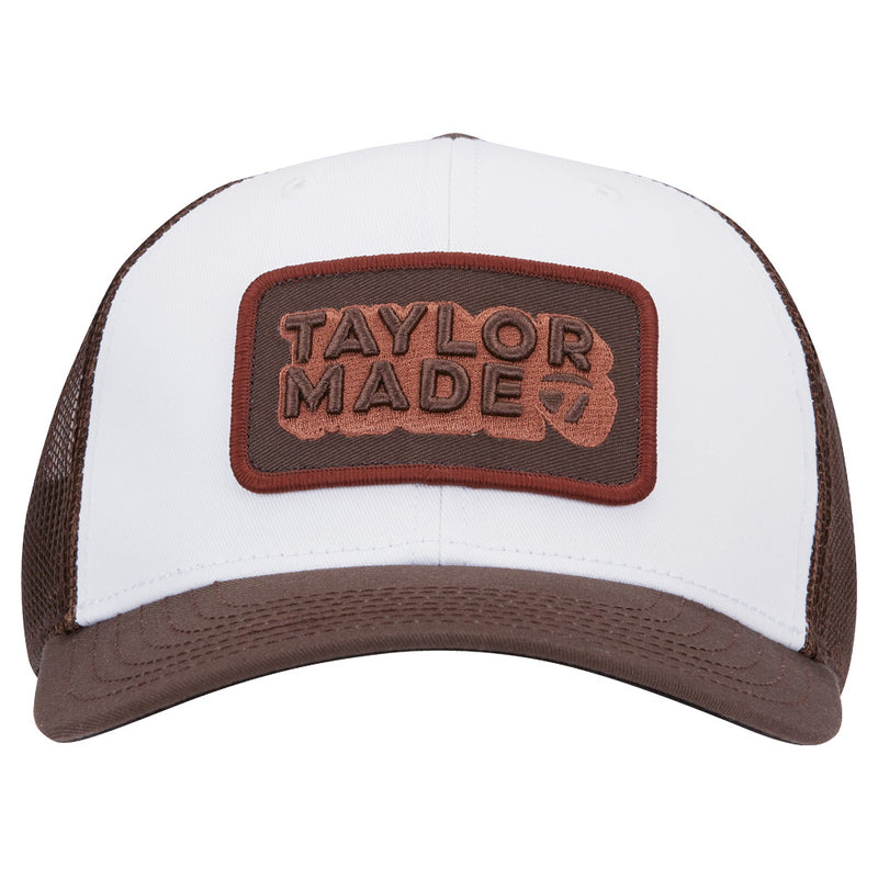 TaylorMade Retro Trucker Cap - Brown/White