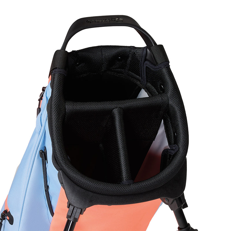 TaylorMade Flextech Carry Stand Bag - Light Blue/Coral