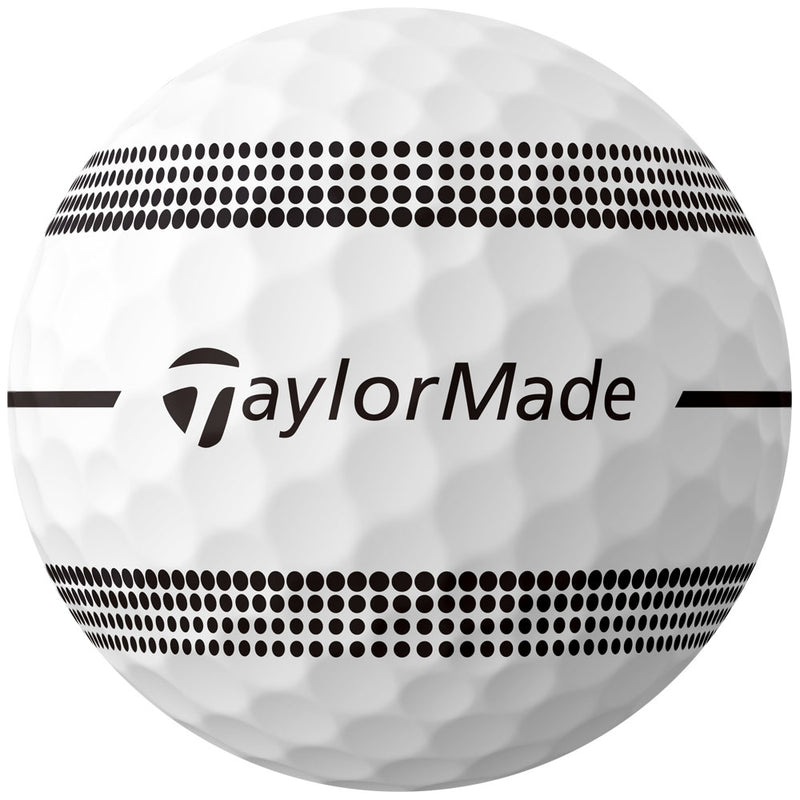 TaylorMade TP5 Clear Stripe Golf Balls - White - 12 Pack