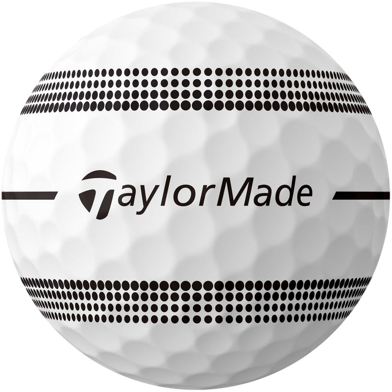 TaylorMade TP5x Clear Stripe Golf Balls - White - 12 Pack