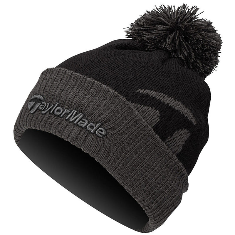 TaylorMade Bobble Beanie - Black