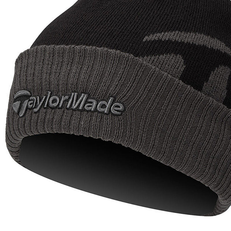 TaylorMade Bobble Beanie - Black