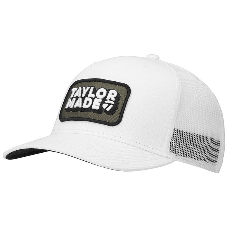 TaylorMade Retro Trucker Cap - White