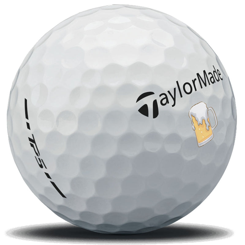 TaylorMade TP5 MySymbol Golf Balls - 12 Pack - Ltd Edition Beer Balls