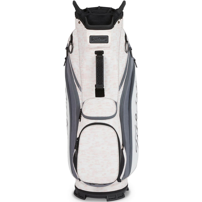 Titleist 14 Lightweight Cart Bag - Pink/Charcoal/White