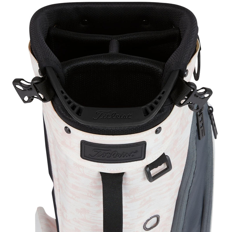 Titleist Players 4 Stand Bag - Pink/Charcoal/White