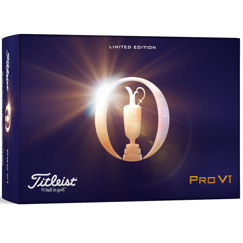 Titleist Pro V1 Golf Balls The Open 2024 Limited Edition - White - 6 Pack