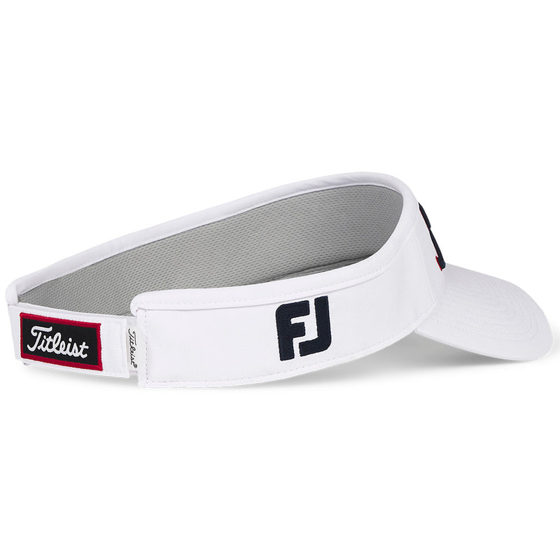 Titleist Tour Performance Visor - White/Navy/Red