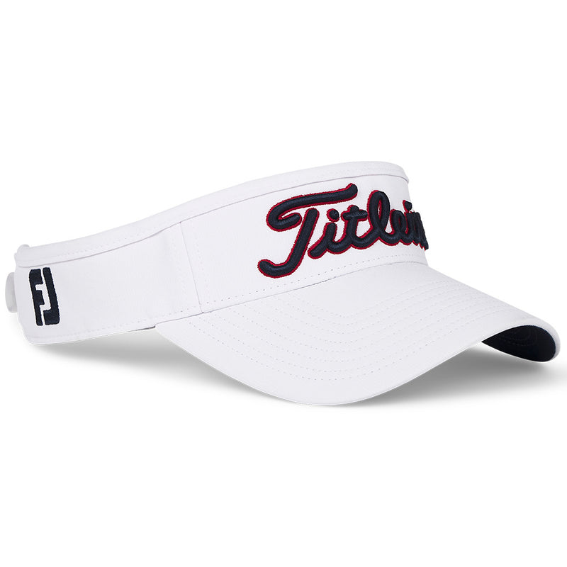 Titleist Tour Performance Visor - White/Navy/Red