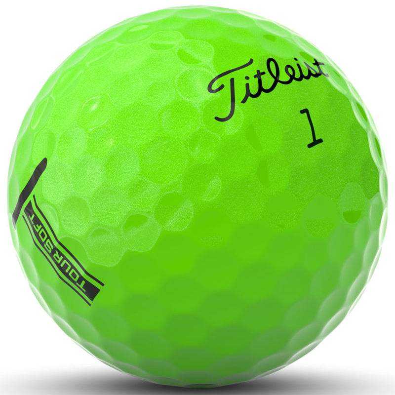 Titleist Tour Soft Golf Balls - Green - 12 Pack