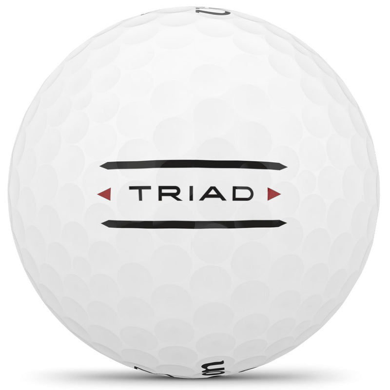 Wilson Triad Golf Balls - White - 12 Pack