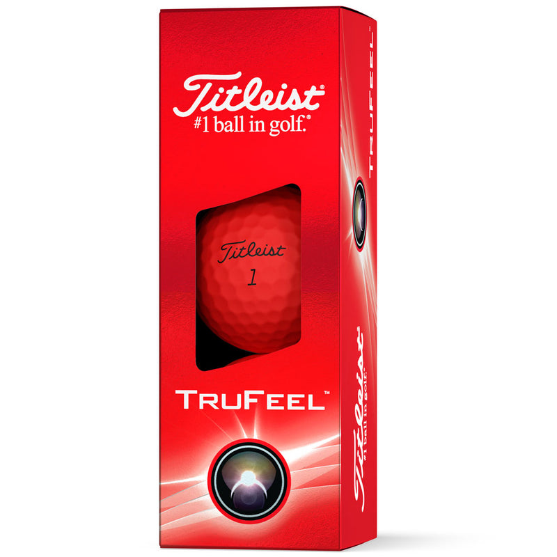 Titleist TruFeel Golf Balls - Red - 12 Pack