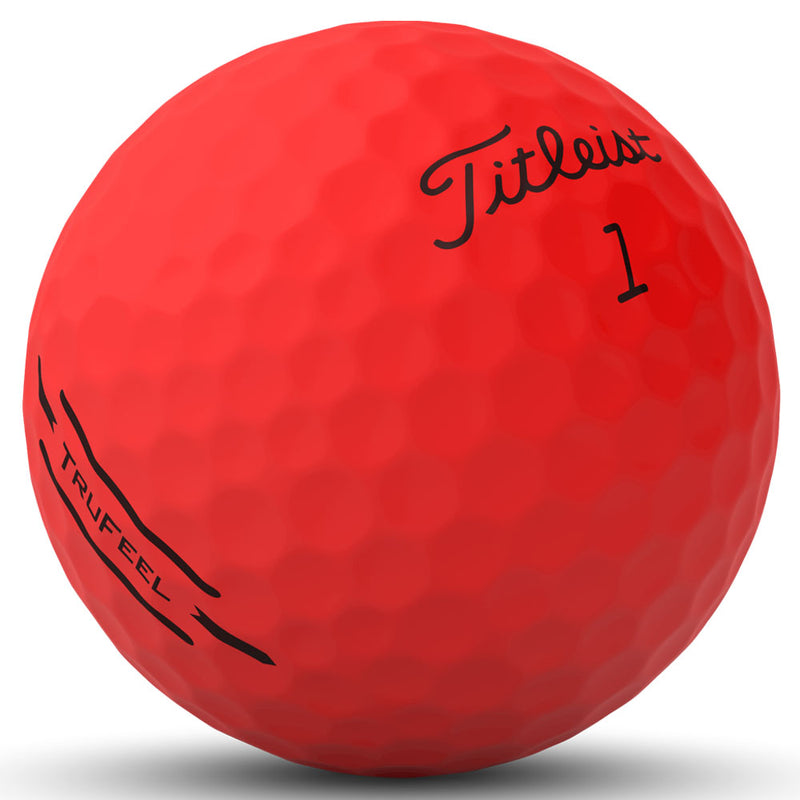 Titleist TruFeel Golf Balls - Red - 12 Pack