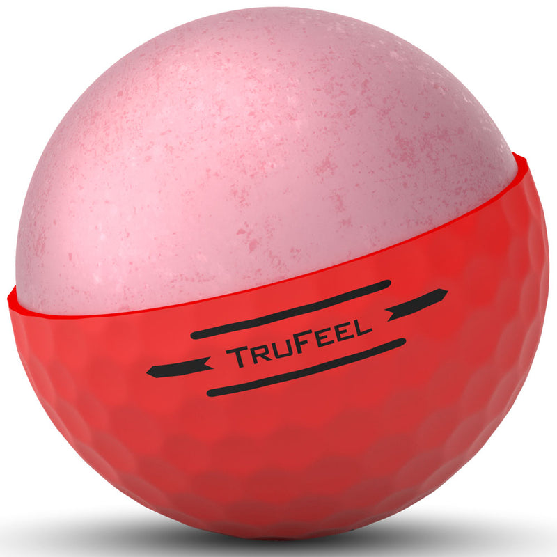 Titleist TruFeel Golf Balls - Red - 12 Pack