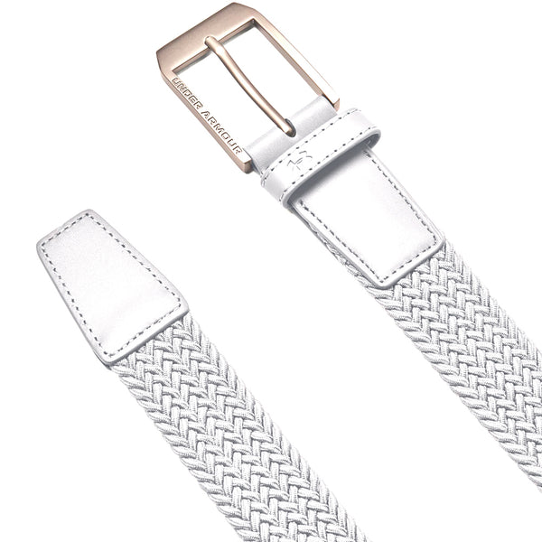 Under Armour Drive Braided Belt - White