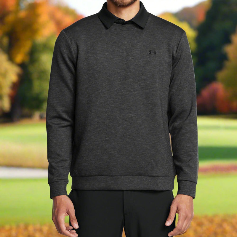 Under Armour Drive Midlayer Crewneck - Black/Anthracite