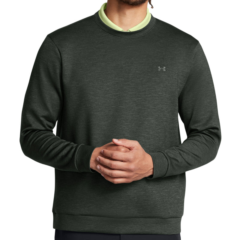 Under Armour Drive Midlayer Crewneck - Forest Green/Nordic Green