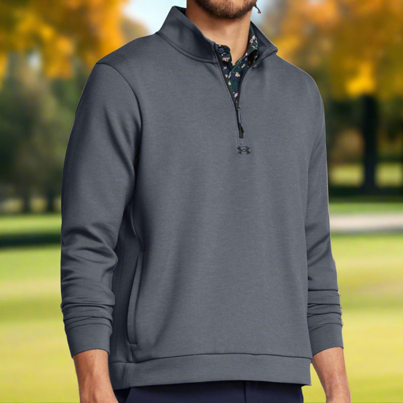 Under Armour Drive Midlayer Pullover - Downpour Gray/Gravel