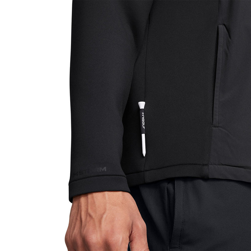 Under Armour Drive Pro Storm Hybrid 1/2 Zip Sweater - Anthracite/Black