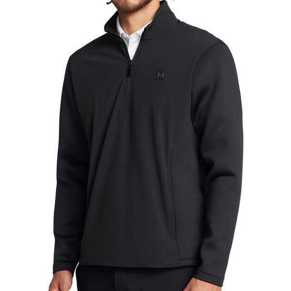 Under Armour Drive Pro Storm Hybrid 1/2 Zip Sweater - Anthracite/Black