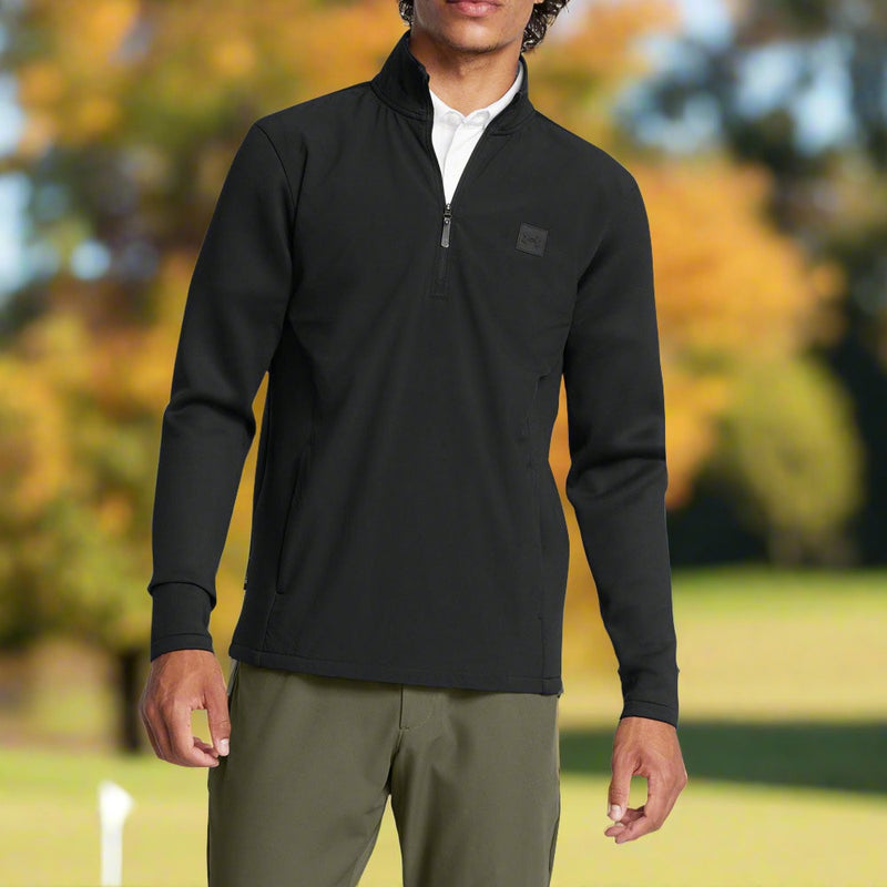 Under Armour Drive Pro Storm Hybrid 1/2 Zip Sweater - Black